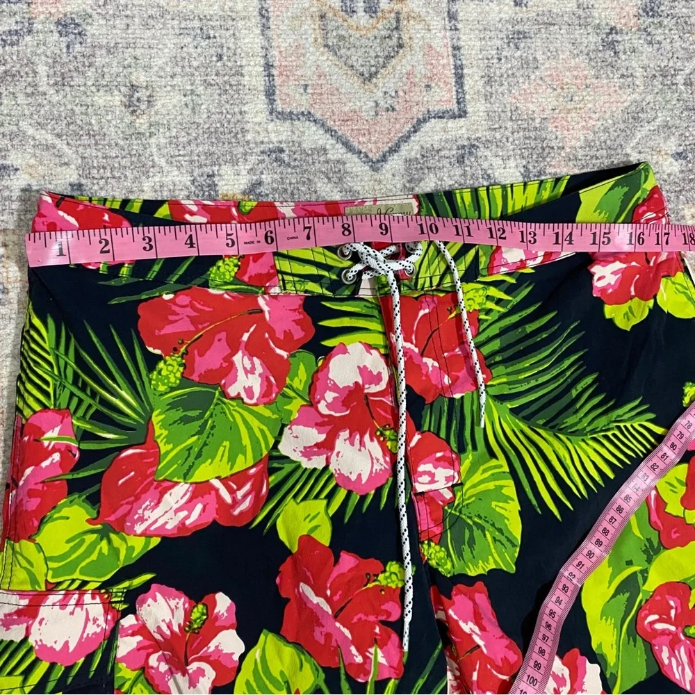 J. Crew Mens‎ 32 Hibiscus Eco Floral Board Shorts Swim Trucks